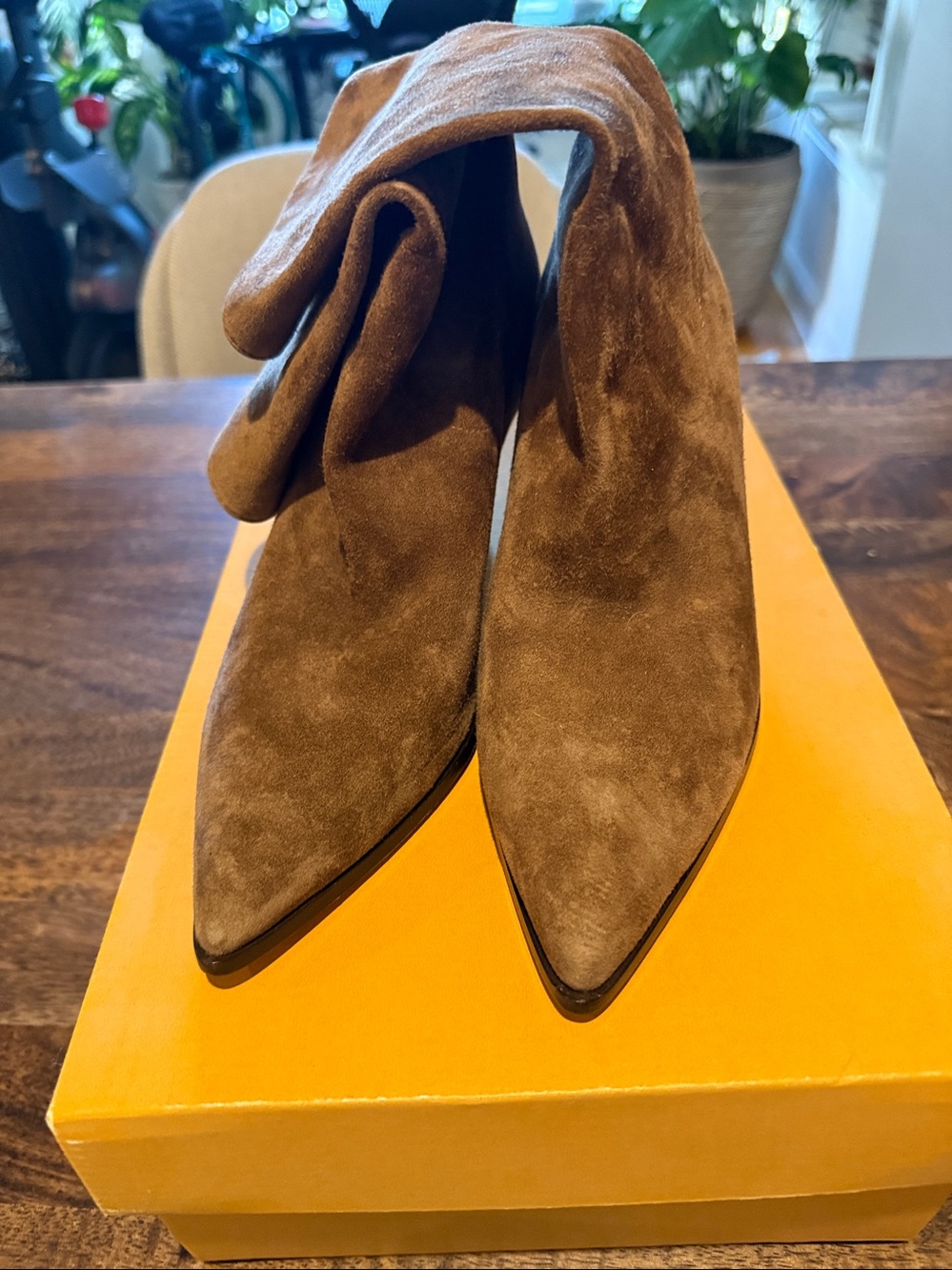 Paige Suede Western Boots - Picture 3 of 9